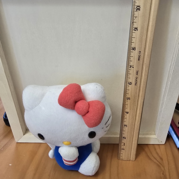 Hello Kitty Plush Toy with Red Bow - Picture 7 of 7